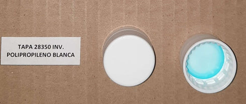 Tapa Rosca 28350 de Plastico con Cintillo de Seguridad varios Colores