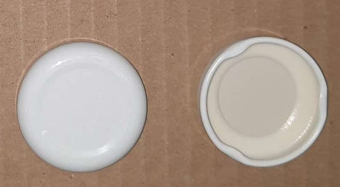Tapa Twist Off 38 Metal con Plastisol FDA Varios Colores