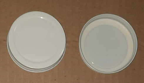 Tapa Rosca 70400 Blanca Lamina Plastisol Tecnocap