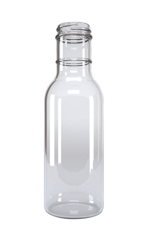 Botella Salsa Barbecue 12 oz Rosca 38400 Cristalino