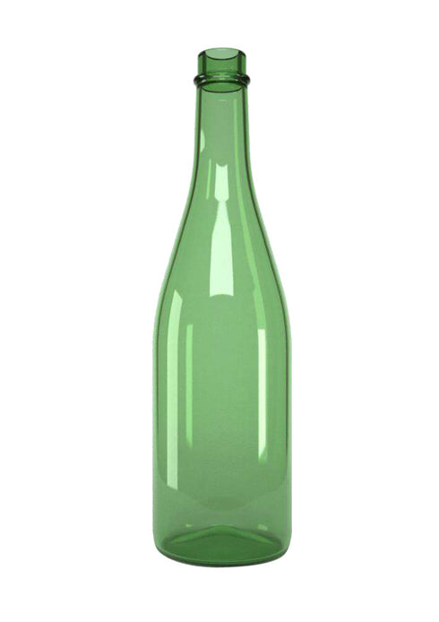 Botella Sidra Ligera 700 ml Tapon Especial Verde Esmeralda