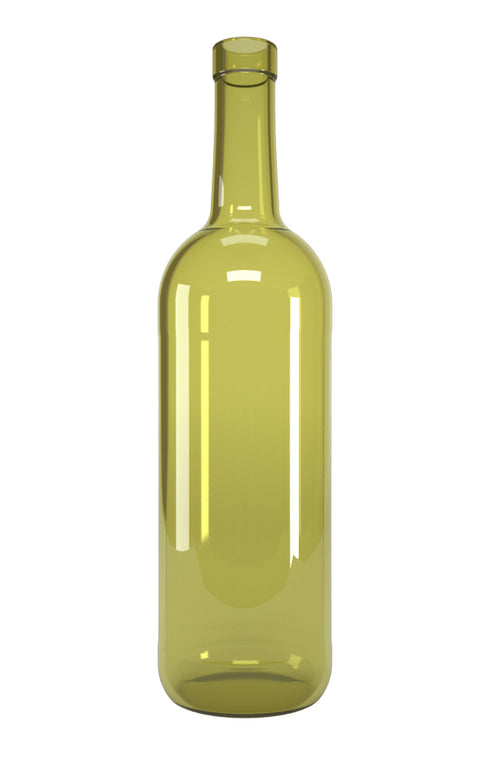 Botella Vinera 750 ml para Corcho varios Colores