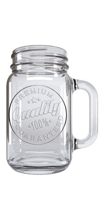 Tarro Conservas Cuadrado Con Asa 16 oz Rosca 70450 Cristalino