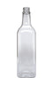 Tequilera Cuadrada 750 ml Rosca 28350 Cristalino