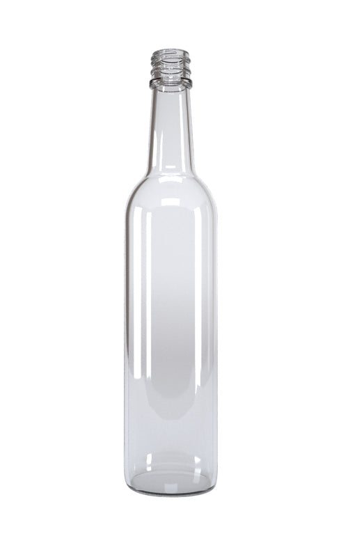 Tequilera Redonda 250 ml Rosca 28350 Cristalino