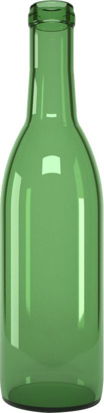 Botella Vino 375 ml Varios Colores para Corcho