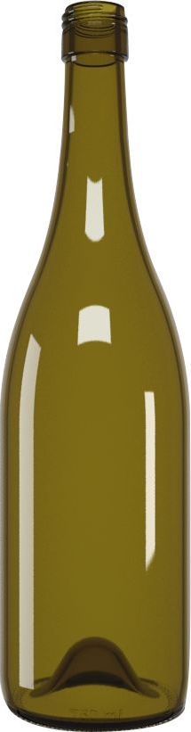 Botella Burgundy Wau 750 ml Rosca 30400 Varios Colores