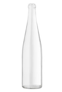 Botella Esbelta 750 ml Para Corcho Cristalino