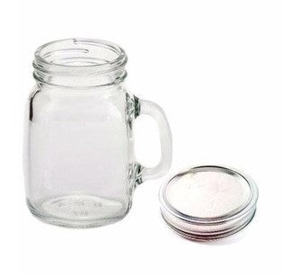 Tarro Miniatura Con Asa 100 ml Rosca 48400 Cristalino