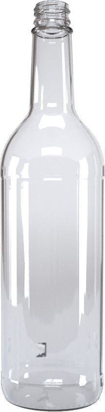 Botella Licorera Clasica 750 ml Rosca 28350 Cristalino