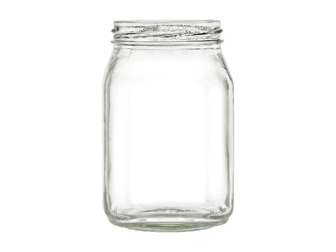 Tarro Cuadrado 500 ml Twist Off 70 Cristalino