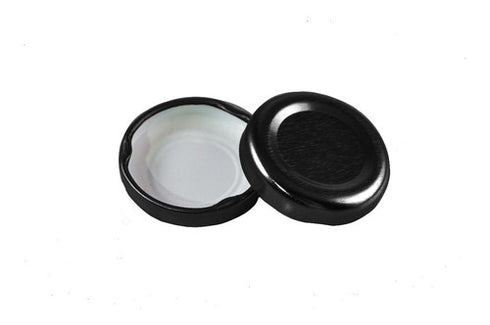 Tapa Twist Off 38 Negra Lamina