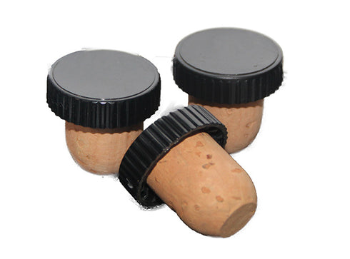 Tapon Plastico varios Colores Corcho Natural