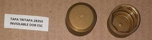 Tapa Rosca 28350 de Plastico con Cintillo de Seguridad varios Colores