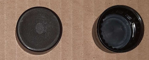 Tapa Rosca 28350 de Plastico con Cintillo de Seguridad varios Colores